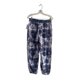 NWT Abound blue and ivory tie dye joggers M 60% cotton